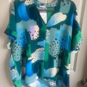 JODIFL Multicolor Abstract Blouse